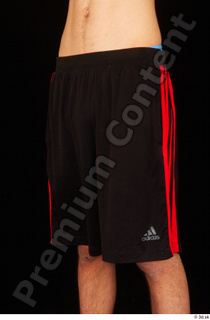 Danior black shorts dressed sports thigh 0002.jpg
